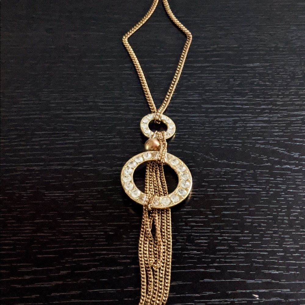 Gold Bling Fashion Necklace
